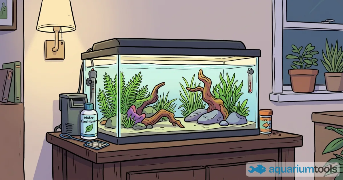 How to set up a freshwater aquarium: the step-by-step guide