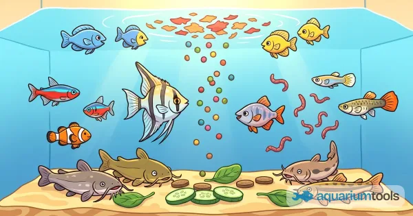 A Varied Diet for Aquarium Fish: Beyond Flakes