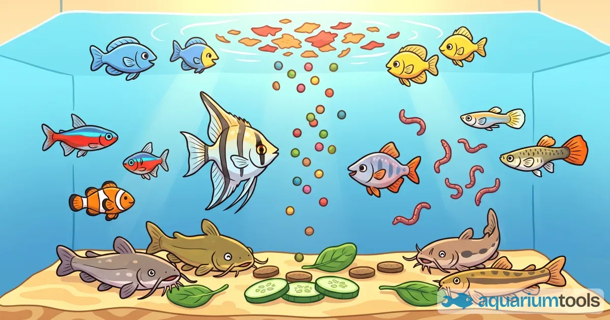 A Varied Diet for Aquarium Fish: Beyond Flakes