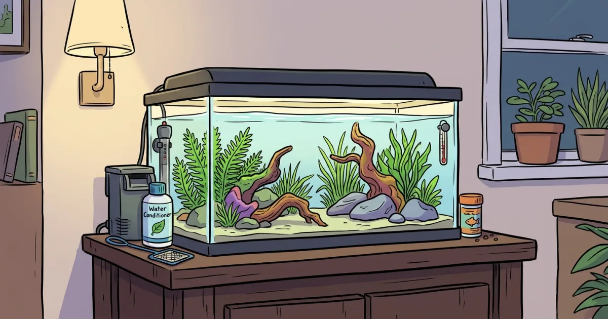 How to set up a freshwater aquarium: the step-by-step guide