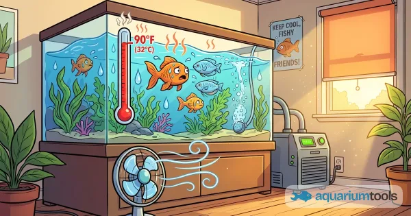Gestione dell'acquario in estate: come abbassare la temperatura