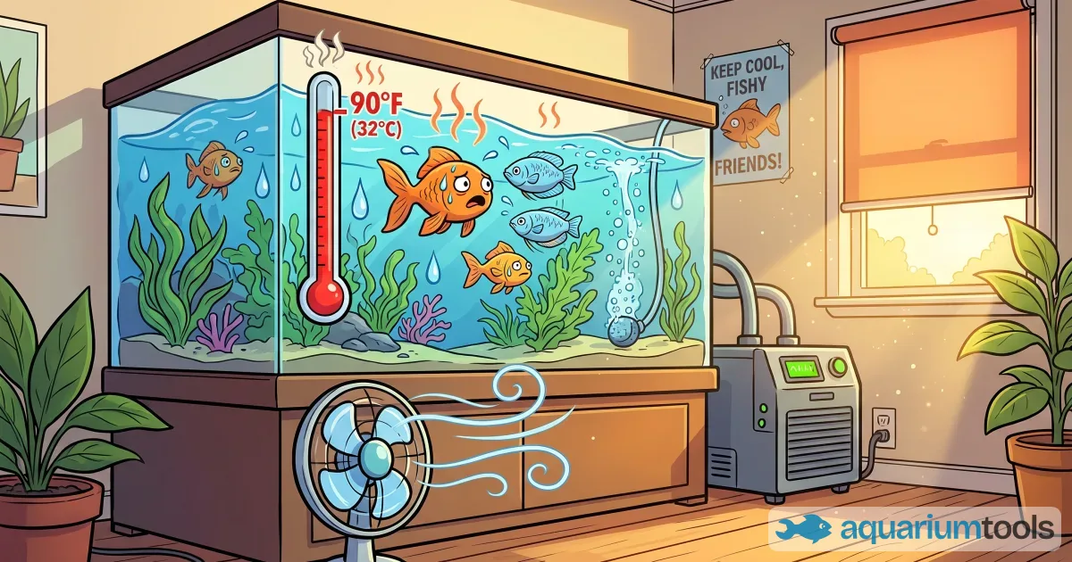 Gestione dell'acquario in estate: come abbassare la temperatura