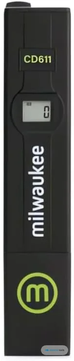 Milwaukee EC-Misura CD611 - Crescita EC-Misura Piante Interno Coltivazione Digitale Terra Idro Acqua EC-Valore Giardino Acquario Conductività Misura Salinità Tester